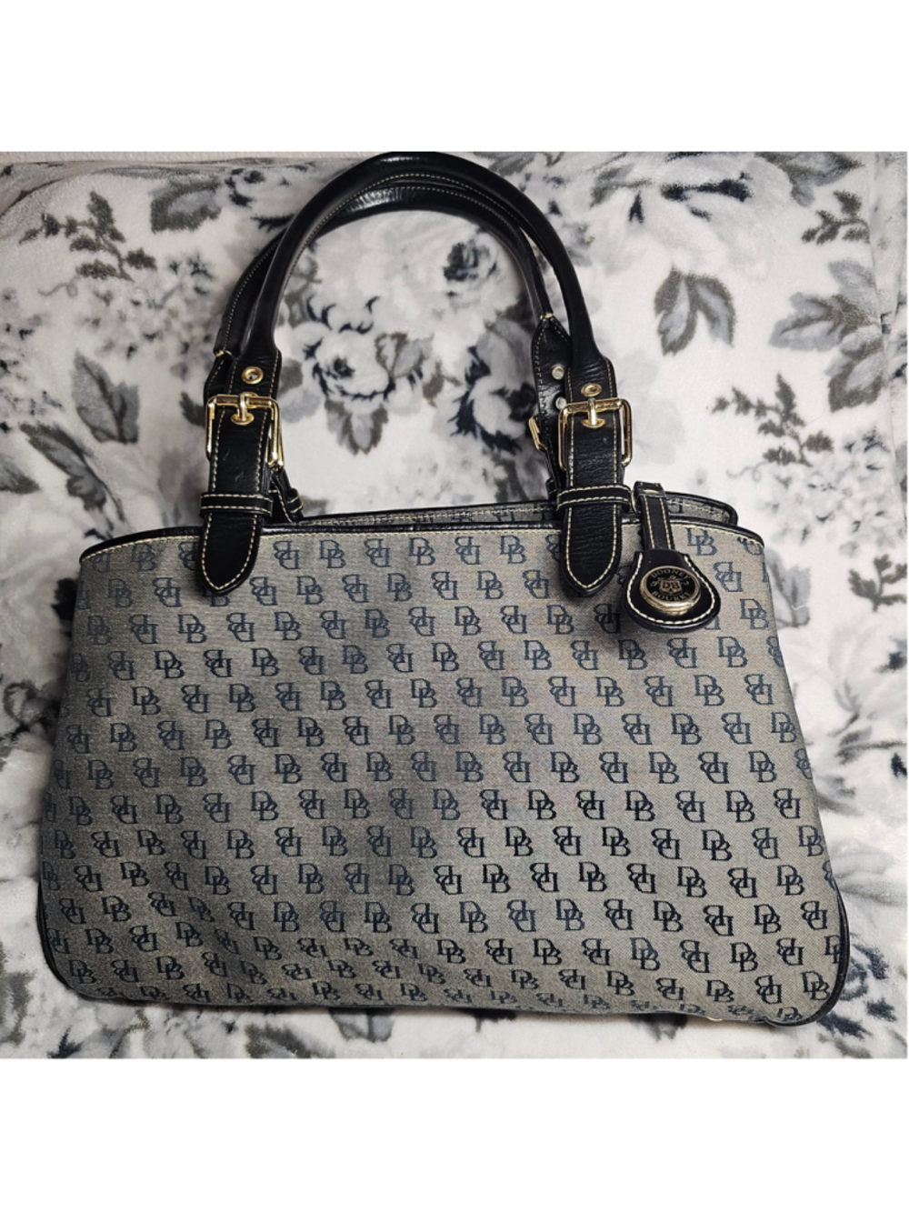 Dooney & Bourke Vintage Monogram Canvas Tote Bag